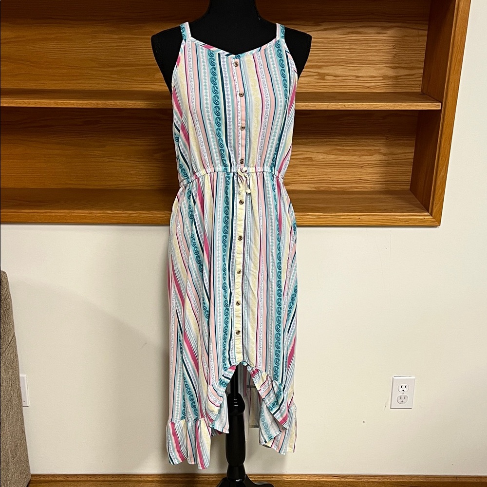 ⭐️3/$20 SO Multicolor Striped High Low Dress